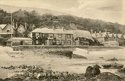 Bonchurch from the sea