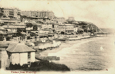 Ventnor beach from the west